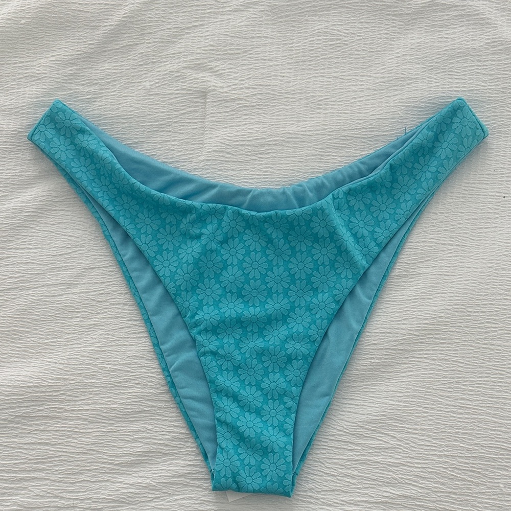 Dippin' Daisy's Teal Floral Bikini Bottom